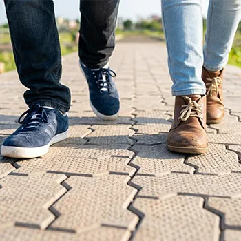 Walkways in Paver Tiles